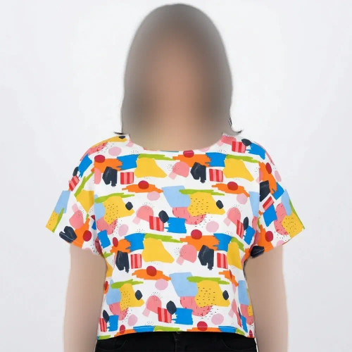 کراپ زنانه نخی یقه گرد در 20 طرح مختلف کد 11546