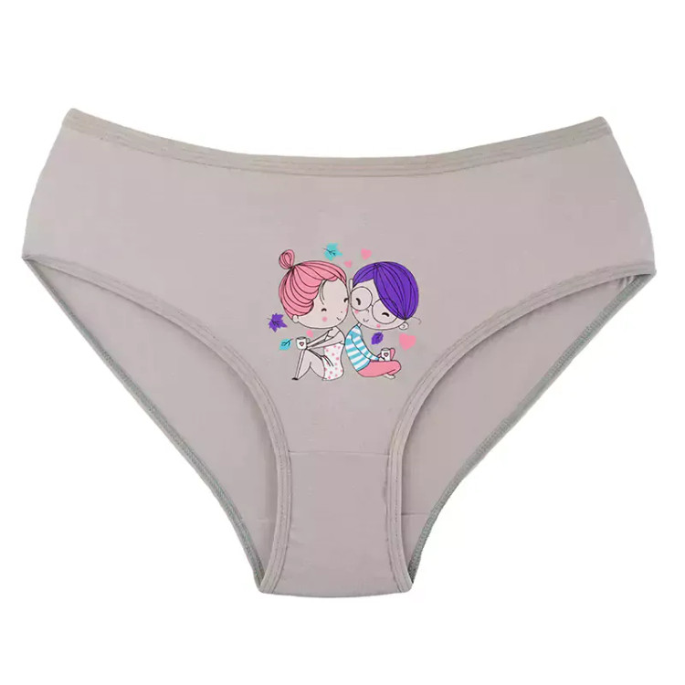 شورت زنانه اسلیپ طرح دختر و پسر و برج ایفل برند EMA جنس نخ و پنبه سایز L XL 2XL